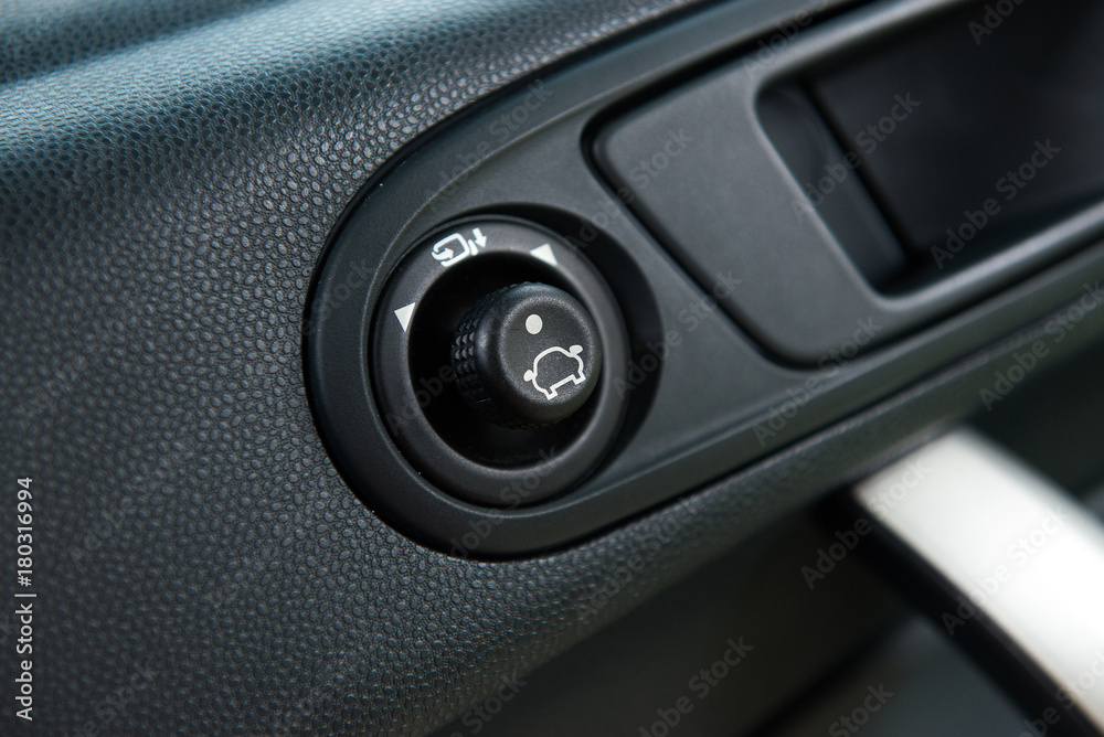 Car control panel of auto button glass,lock door and controlling window in the car Car control panel of auto button glass,lock door and controlling window in the car