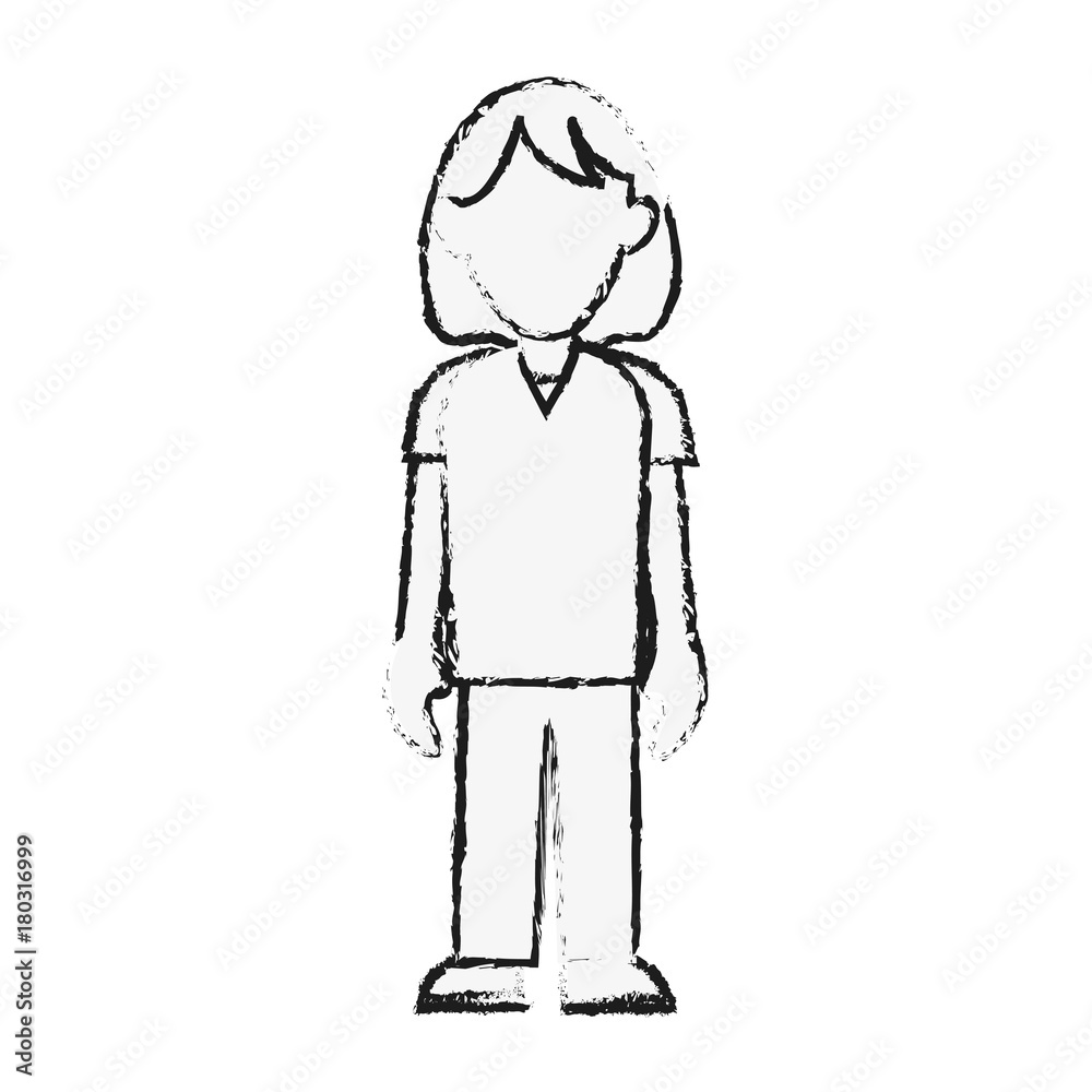 Woman avatar cartoon icon vector illustration graphic design Woman avatar cartoon icon vector illustration graphic design