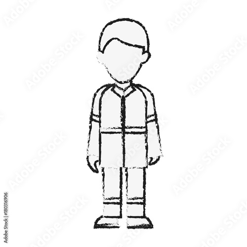 Paramedic emergency assistant icon vector illustration graphic design