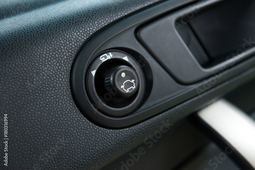 Car control panel of auto button glass,lock door and controlling window in the car © gballgiggs