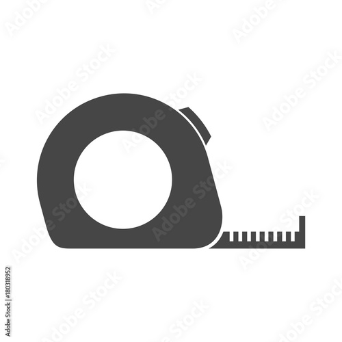 Vector of flat icon, tape measure, Tape icon illustration