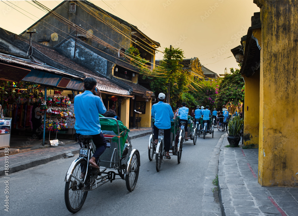 Bicycle carriers - Hoian - Vietnam 