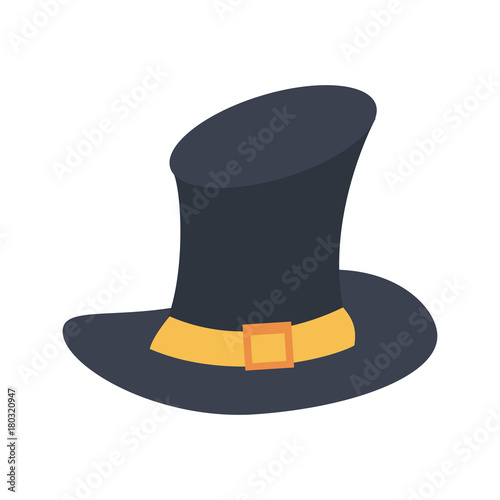 Gentleman old hat icon vector illustration graphic design