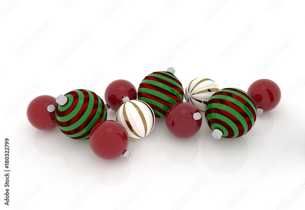Christmas ornament isolated on white