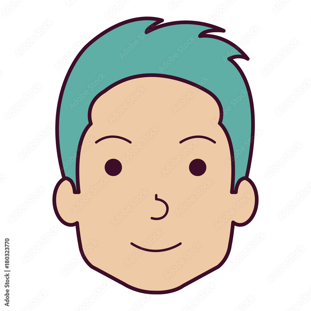 young man head avatar character vector illustration design young man head avatar character vector illustration design