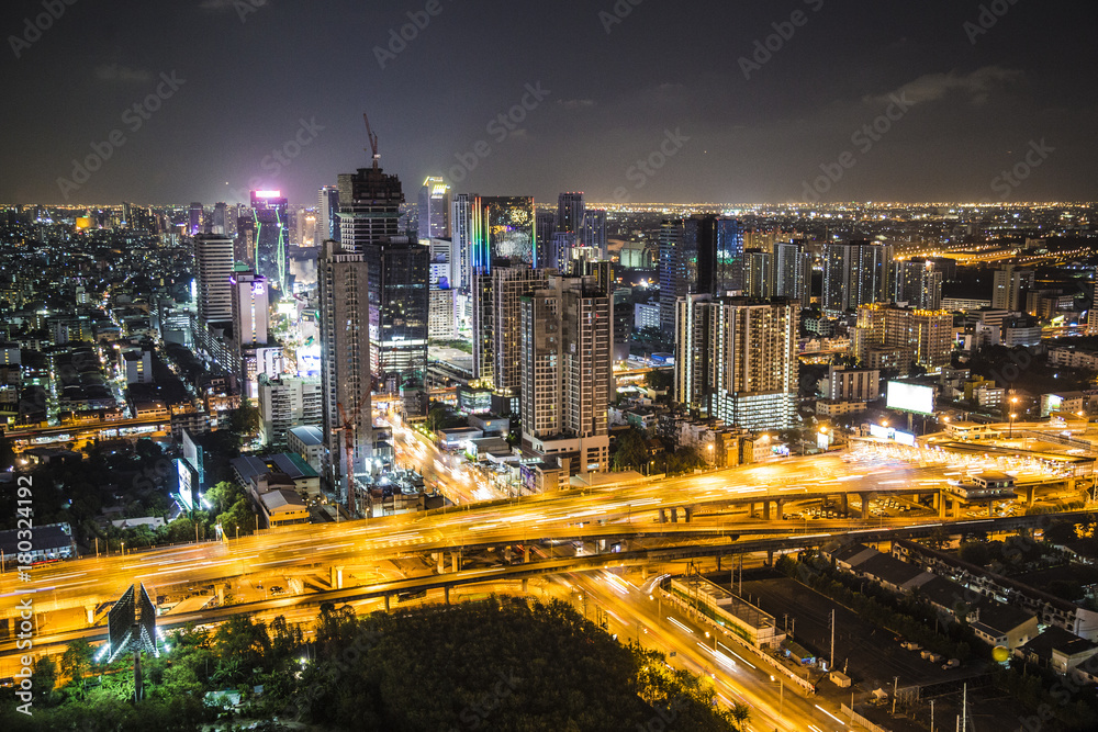 custom made wallpaper toronto digitalViews of Bangkok by night