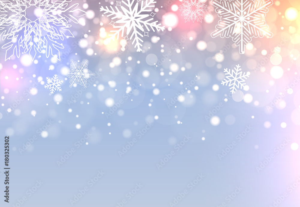 Christmas background with snowflakes Christmas background with snowflakes