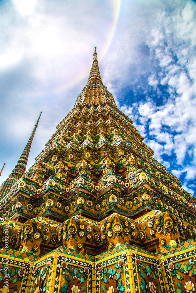 Wat Pho, Reclined buddha in Bangkok, Thailand