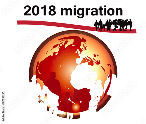 2018 Worldwide Migration and Refugees Symbol
