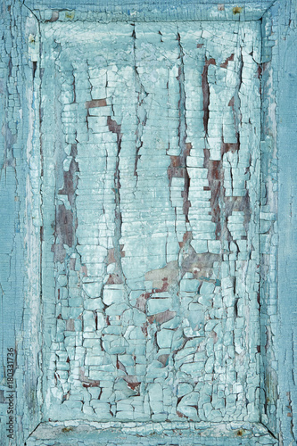 Grunge pastel blue wood planks texture background