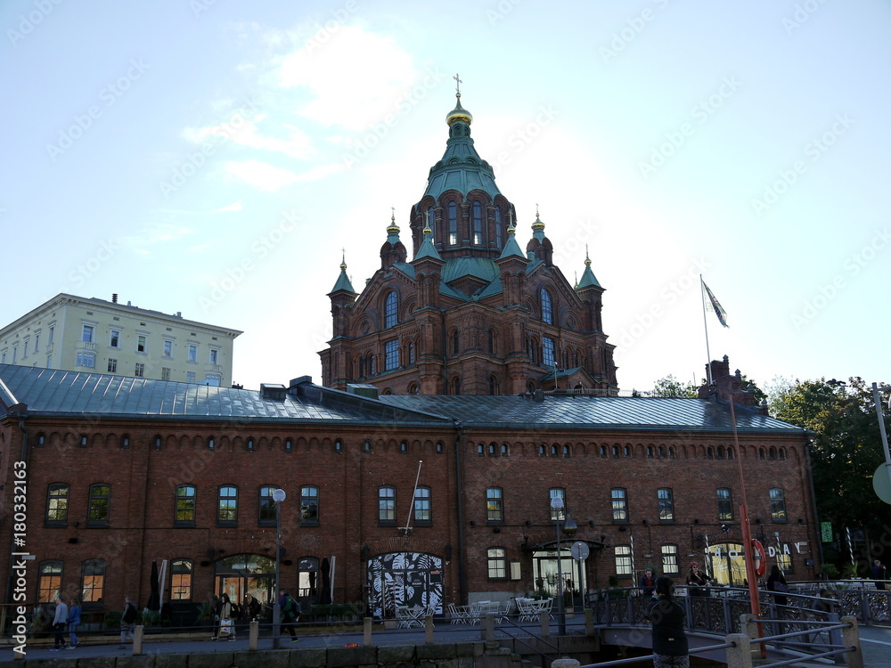 Obraz premium Uspenski Cathedral in Helsinki, Finand