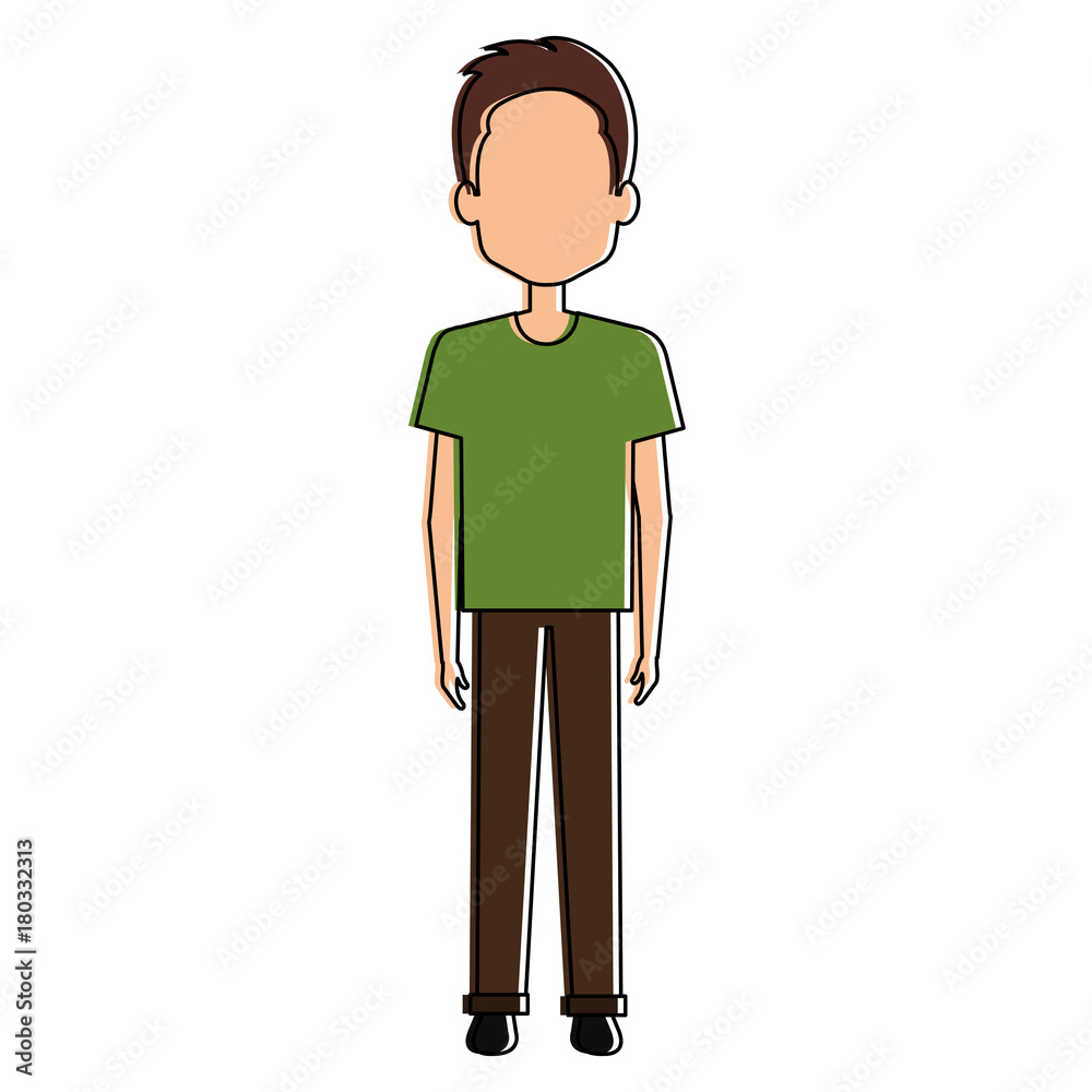 young man avatar character vector illustration design young man avatar character vector illustration design