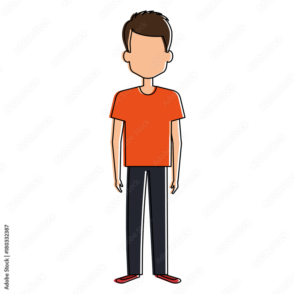 young man avatar character vector illustration design young man avatar character vector illustration design