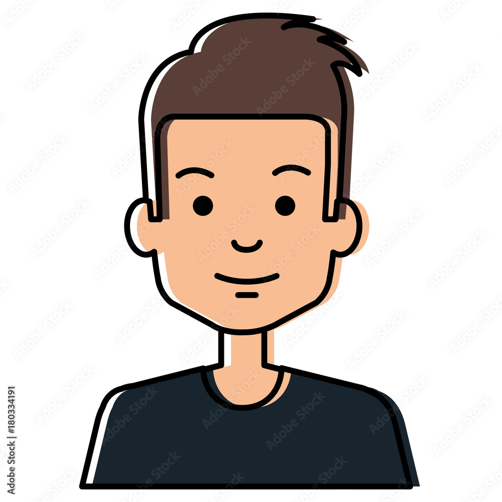 young man avatar character vector illustration design young man avatar character vector illustration design