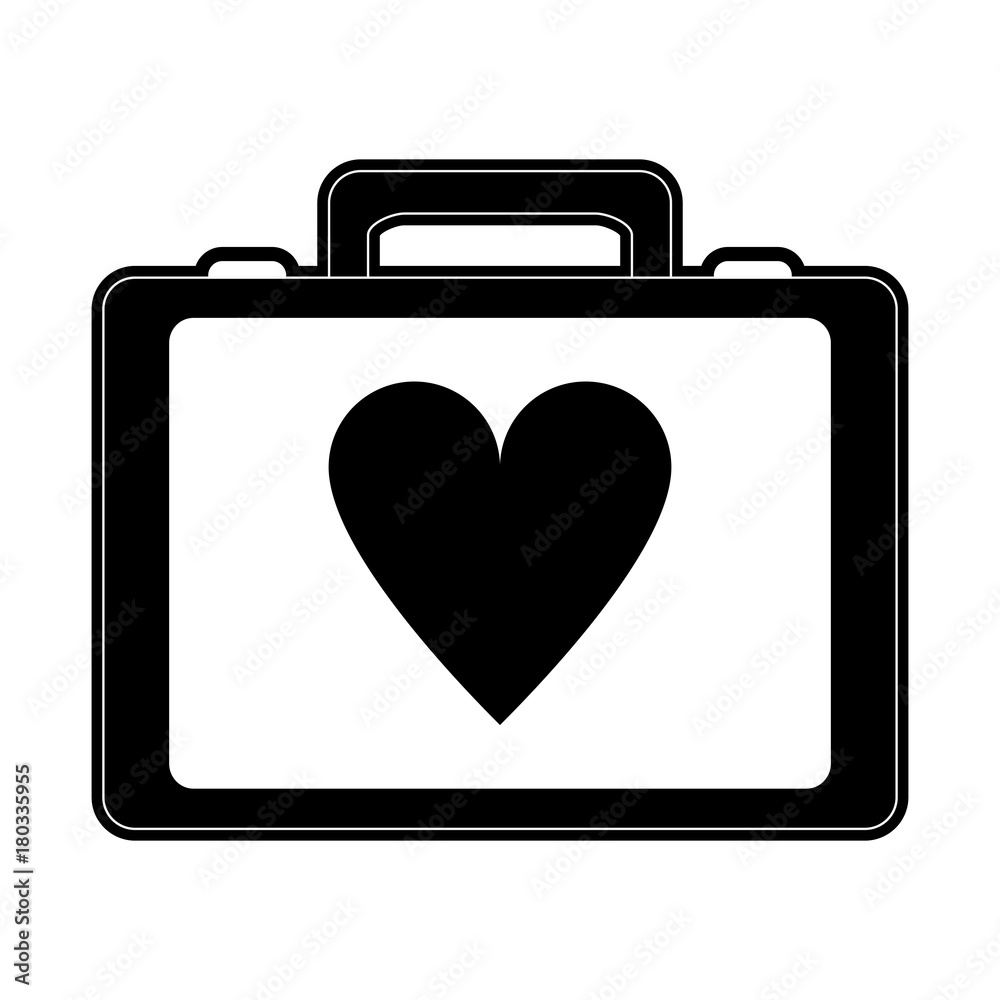 First aids suitcase icon vector illustration graphic design First aids suitcase icon vector illustration graphic design