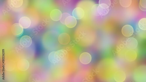 Dromerig bokeh in frisse kleuren