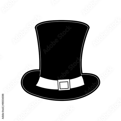 Gentleman old hat icon vector illustration graphic design