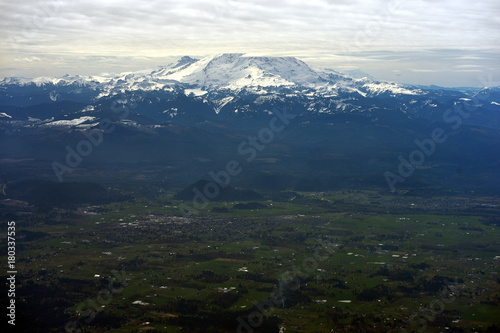 Snow on top of mountain