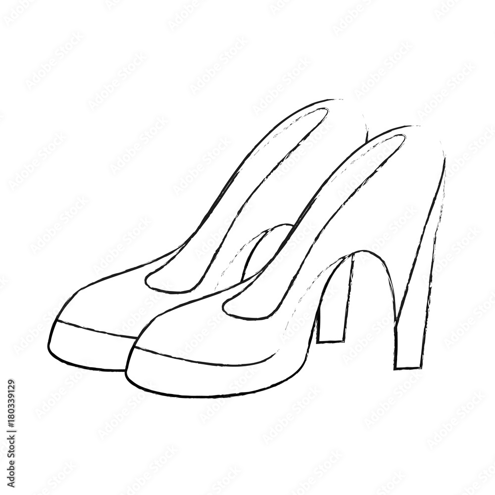 Fashion high heels icon vector illustration graphic design Fashion high heels icon vector illustration graphic design