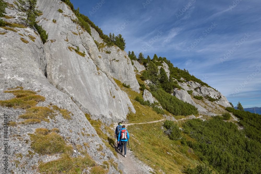 Wandern auf dem Berg Stoderzinken, Steiermark