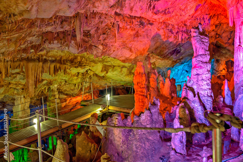Sfendoni cave on Crete, Greece