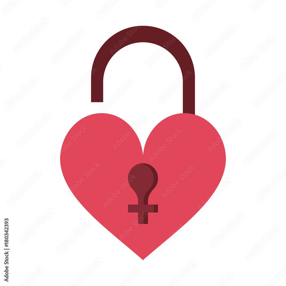 Heart and love unlocked icon vector illustration graphic design Heart and love unlocked icon vector illustration graphic design