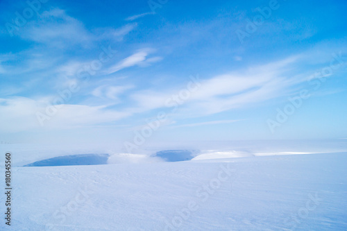 Snow fields
