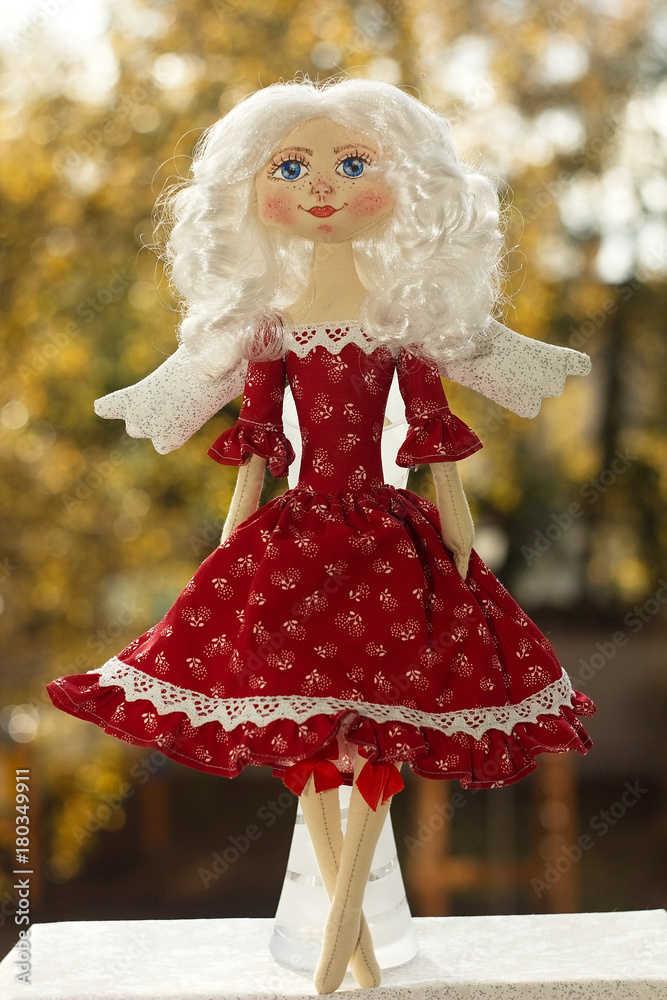 Hand sewing doll, angel, princess. Hand sewing doll, angel, princess.