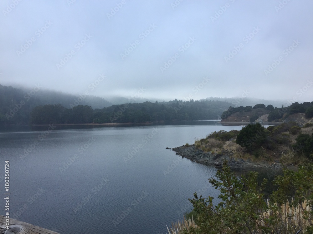 misty lake misty lake