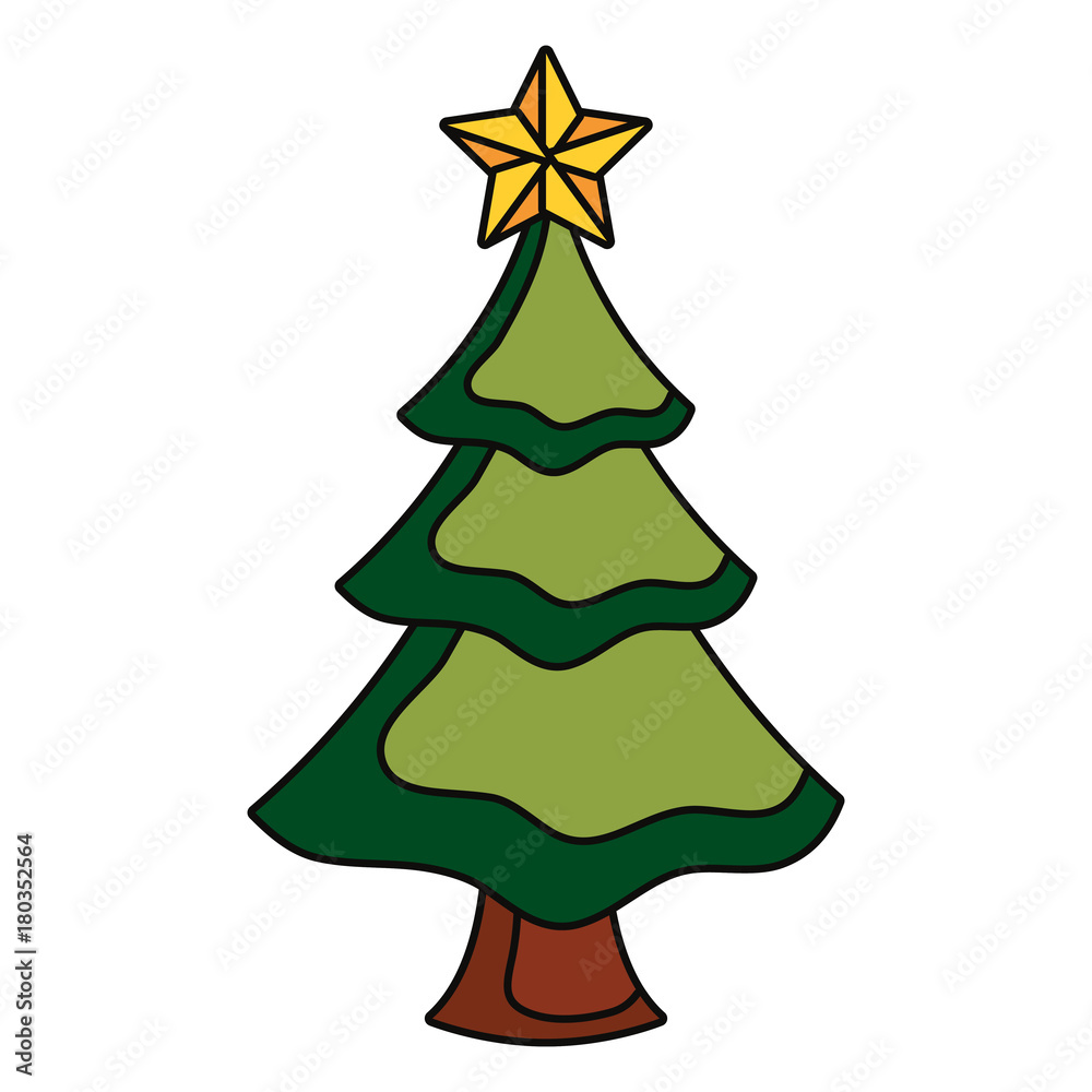 christmas tree icon over white background colorful design vector illustration christmas tree icon over white background colorful design vector illustration