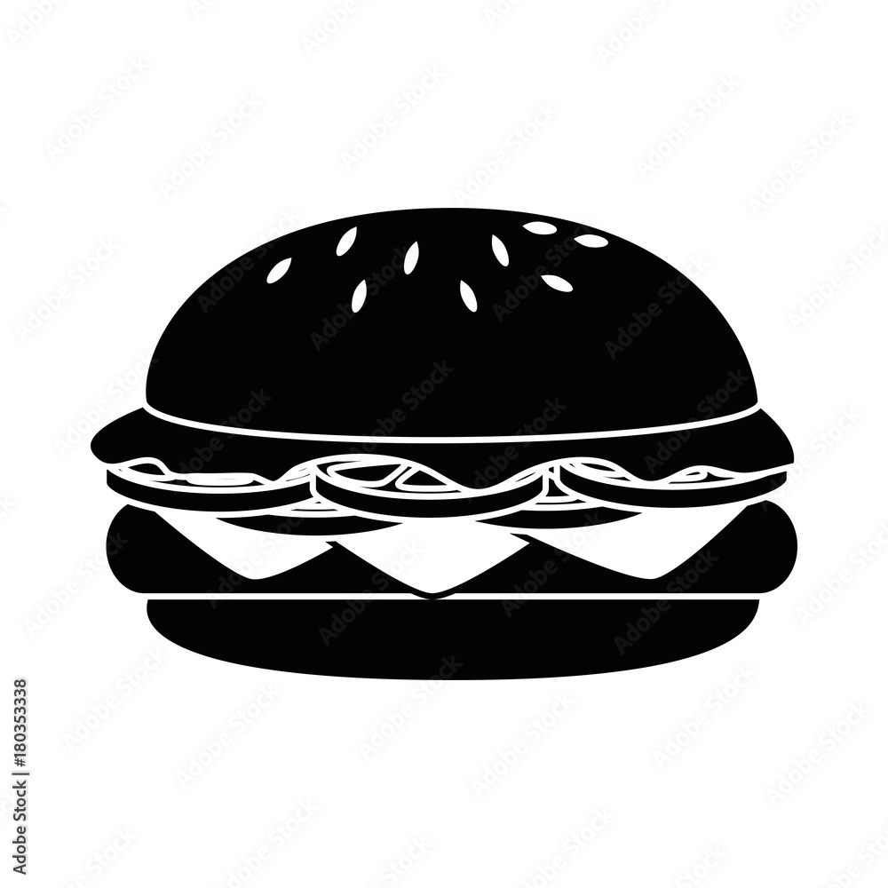 delicious burger isolated icon vector illustration design delicious burger isolated icon vector illustration design