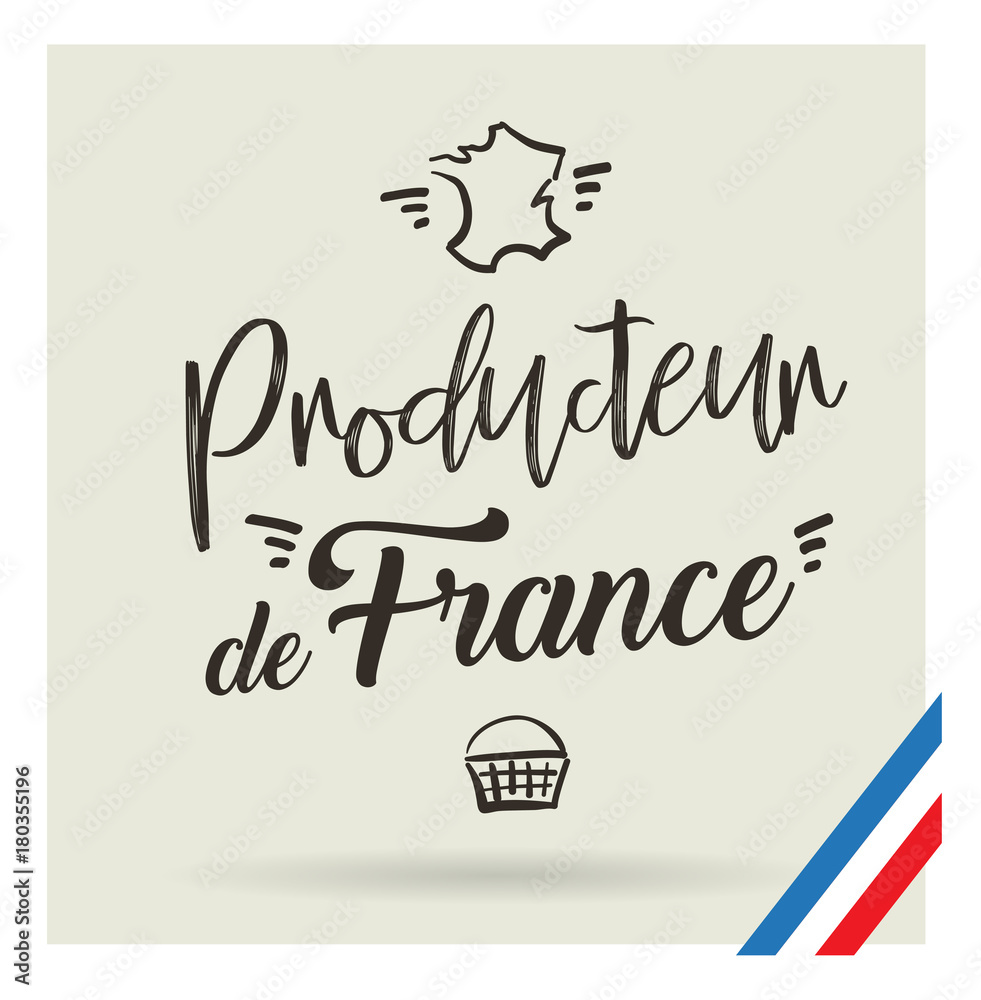 Obraz premium producteur de france