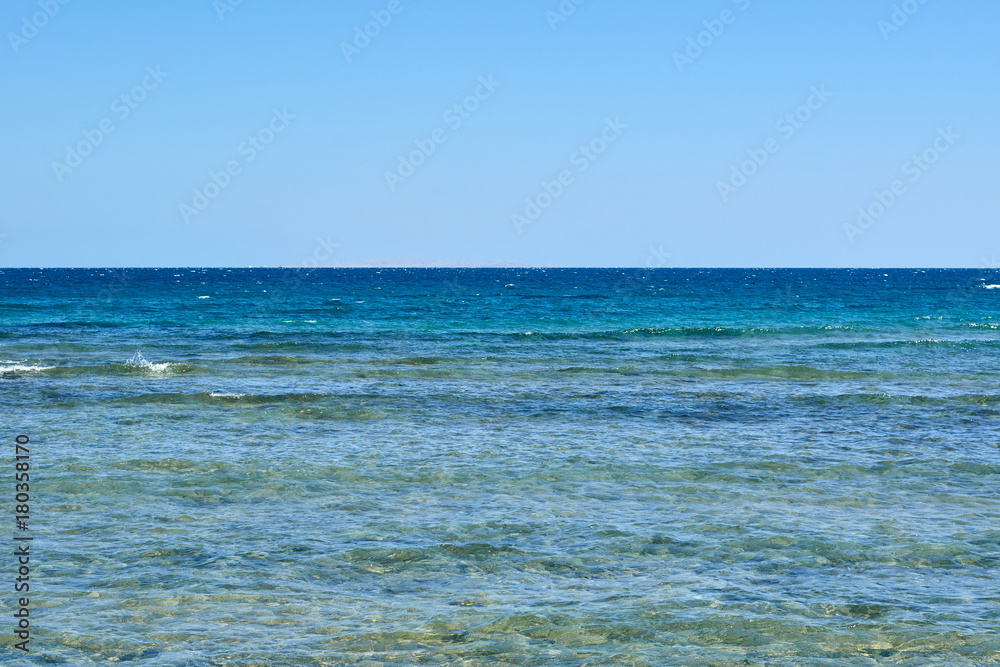 beautiful Horizon of the blue sea landscape