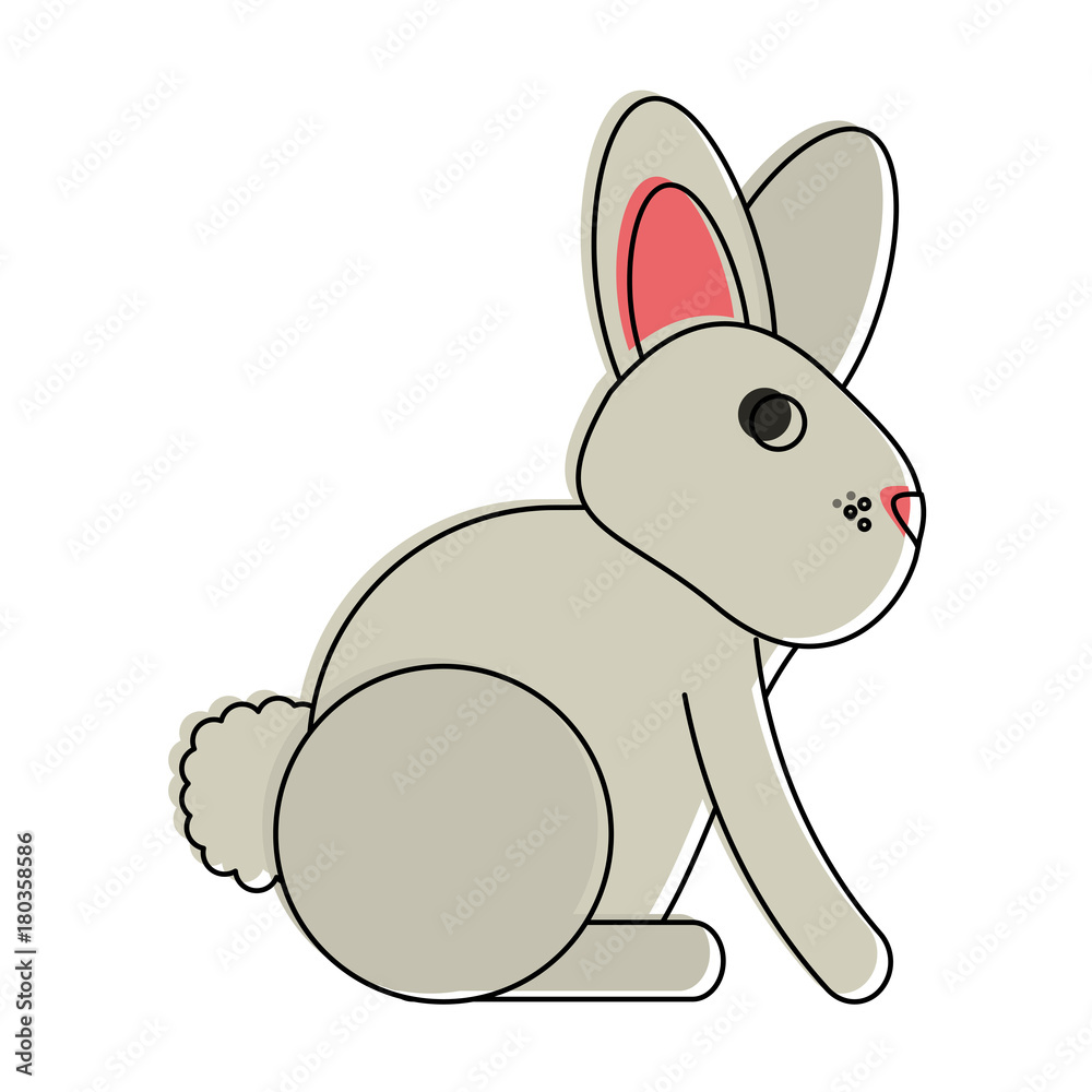 Cute bunny cartoon icon vector illustration graphic design Cute bunny cartoon icon vector illustration graphic design