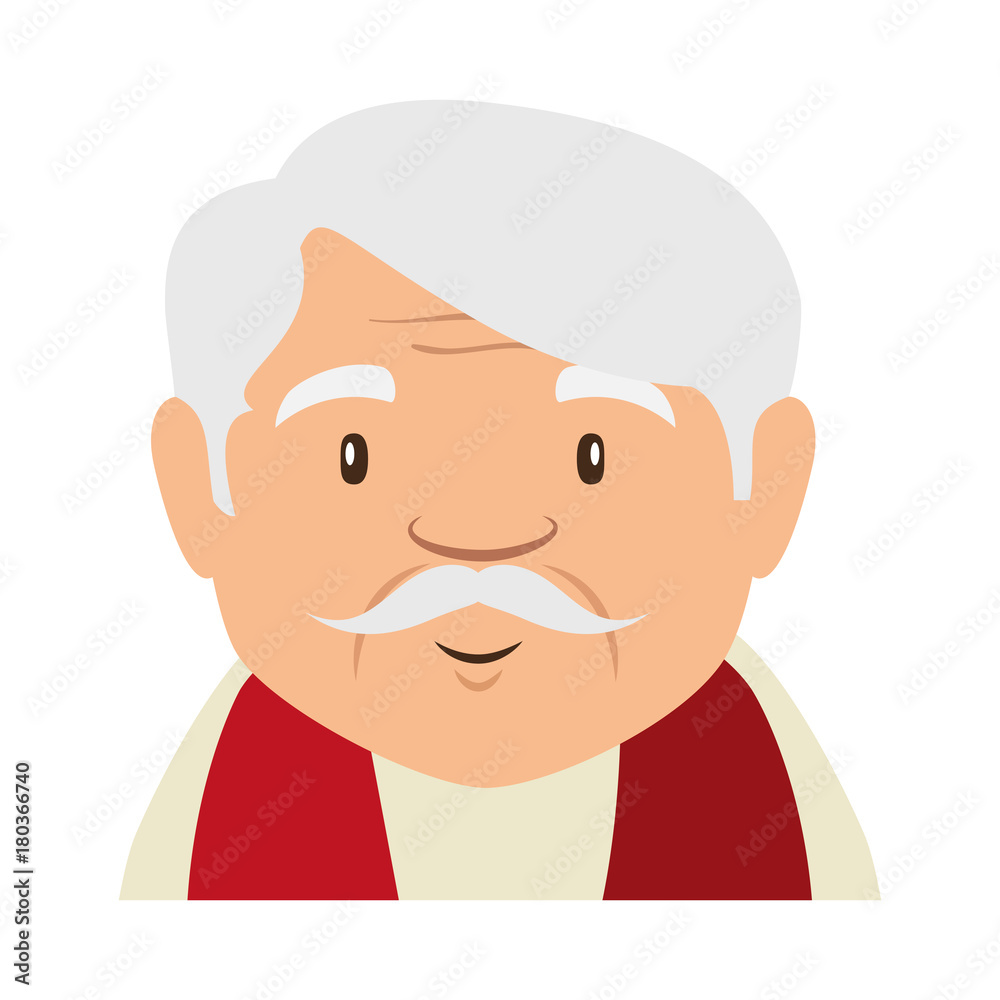 cute grandfather avatar character vector illustration design cute grandfather avatar character vector illustration design