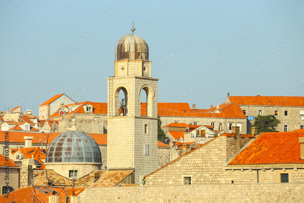 City belfry in Dubrovnik