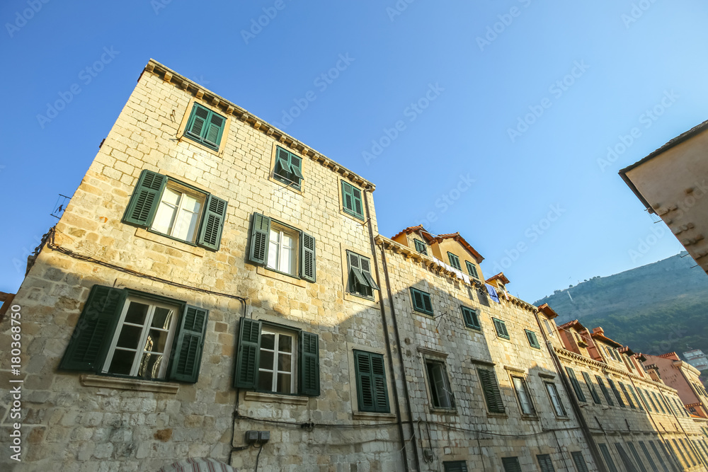 Fototapeta premium Residential architecture in Dubrovnik