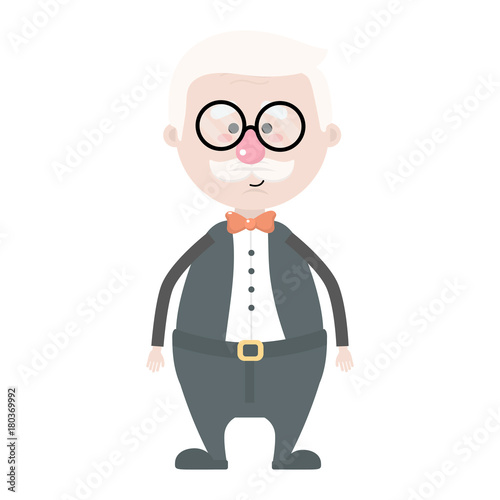Grandfather cartoon design