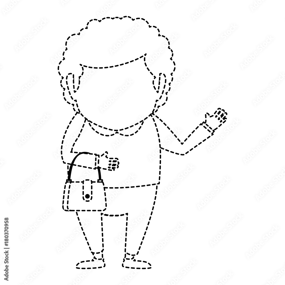 cute grandmother avatar character vector illustration design cute grandmother avatar character vector illustration design