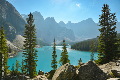 Moraine lake in Banff National Park