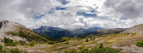 Nice view on Rockies during Harvey pass hike