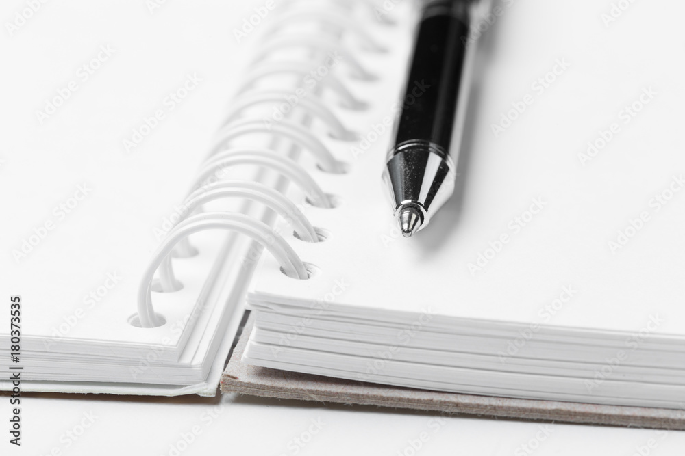 Pen and notebook Pen and notebook