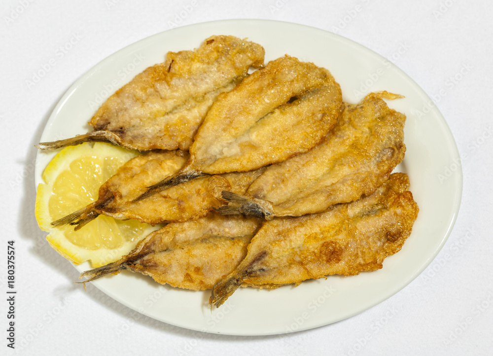 Fried fish tapa