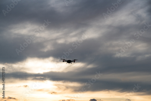 Drone flying against clouds  © Studio MAC