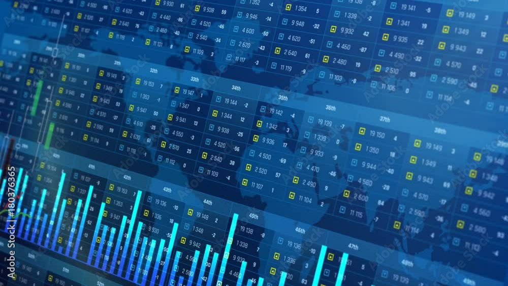 Stock market indexes rising, falling, economic growth, decline. Financial crisis. Electronic chart showing stock market fluctuations
Stock market indexes rising, falling, economic growth, decline. Financial crisis. Electronic chart showing stock market fluctuations