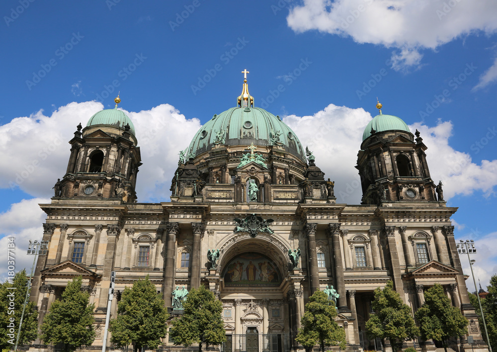 dome of the cathedral  in Baroque style  in Berlin in Germany
