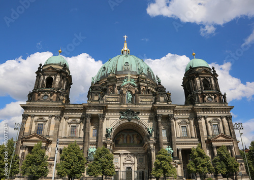 dome of the cathedral in Baroque style in Berlin in Germany