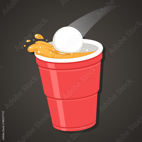 Beer Pong illustration