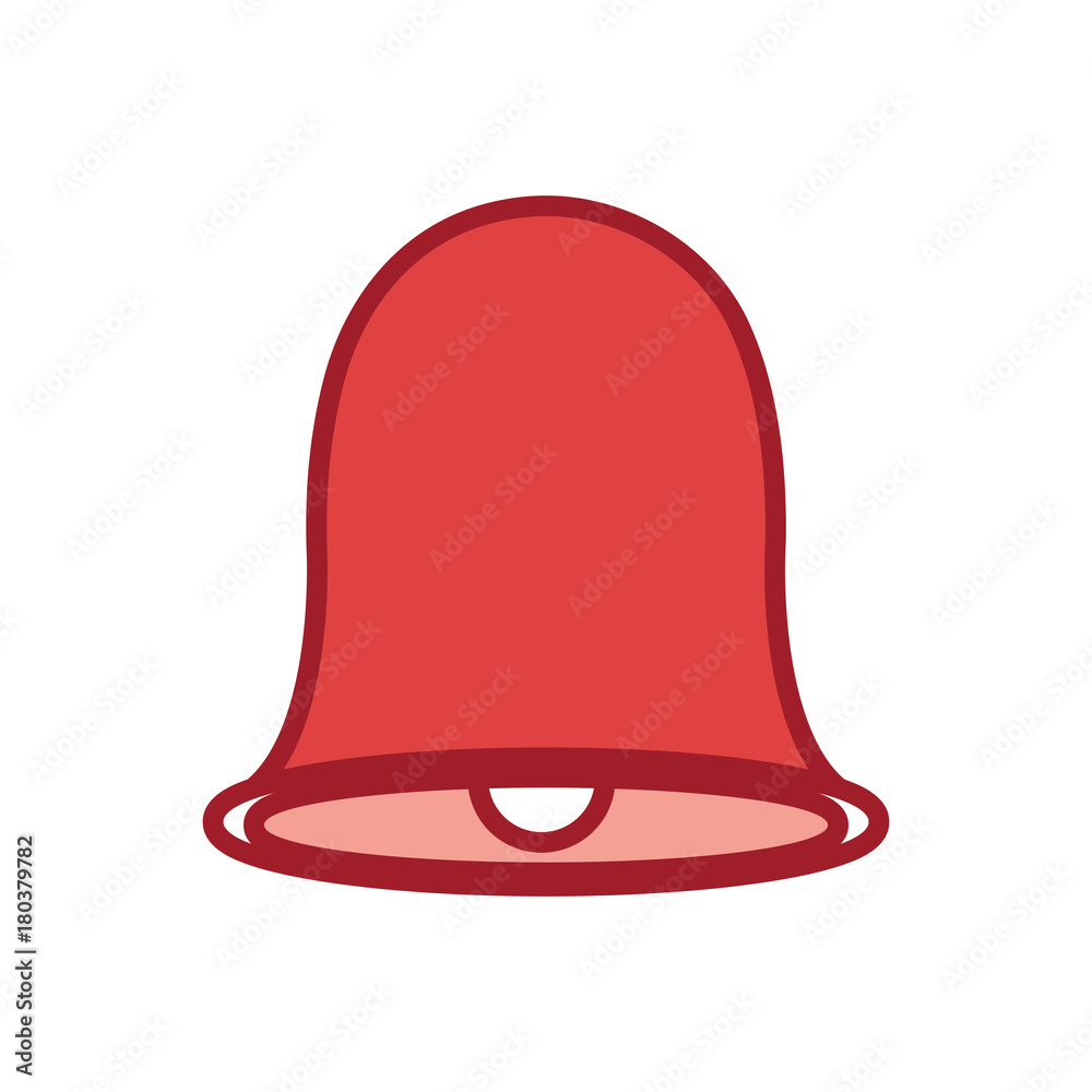 christmas bell icon over white background vector illustration christmas bell icon over white background vector illustration
