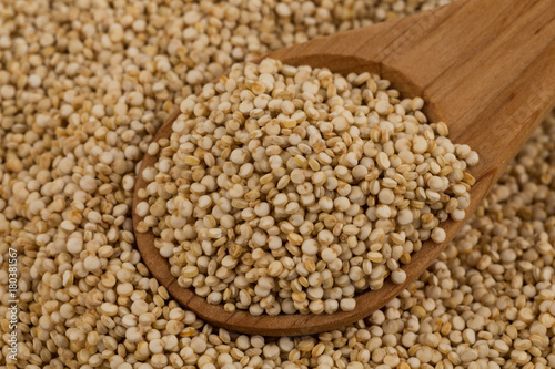 Quinoa seeds close up